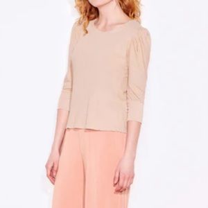 Sundry 3/4 Puff Sleeve Tee
